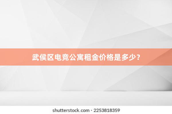 武侯区电竞公寓租金价格是多少？