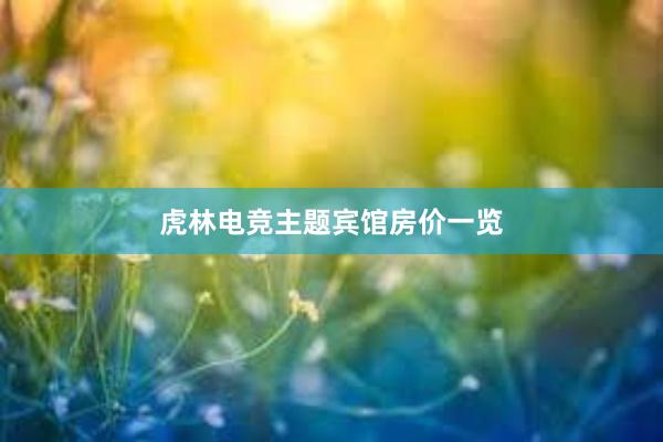 虎林电竞主题宾馆房价一览